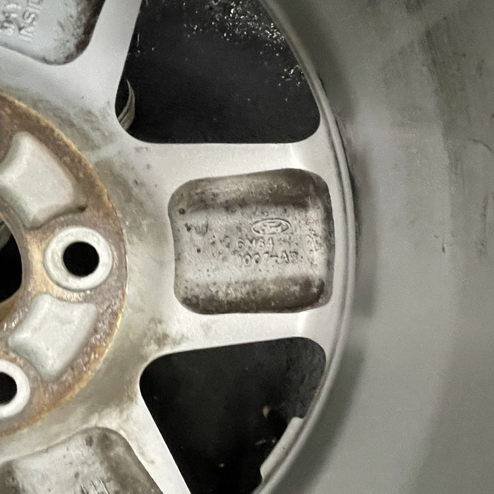 16" ESCAPE 05-08 VIN H 8th digit Hybrid 16x7 aluminum 5 spoke exposed lugs grooved spoke Original OEM Wheel Rim