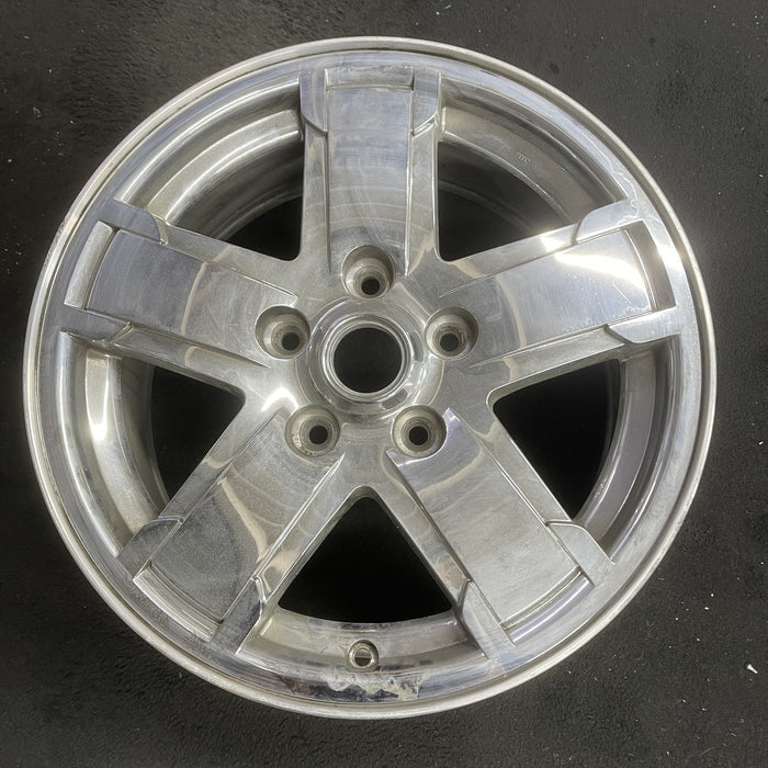 17" GRAND CHEROKEE 05 , Limited, chrome Original OEM Wheel Rim - Angle View