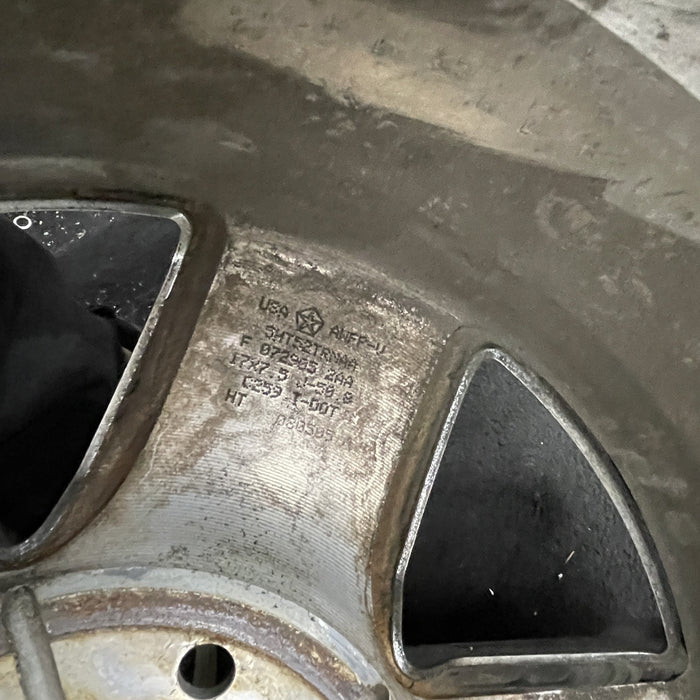 17" GRAND CHEROKEE 05 , Limited, chrome Original OEM Wheel Rim - Back View