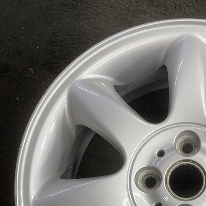 16" CLUBMAN 08-14 16x6.5 alloy 7 spoke tapered end spoke silver Original OEM - Side Profile