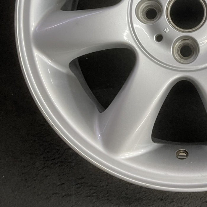16" CLUBMAN 08-14 16x6.5 alloy 7 spoke tapered end spoke silver Original OEM - Additional View