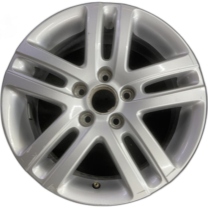 16" JETTA 05-10 VIN K 8th digit 5x112mm 16x6.5 alloy 5 double spoke silver Original OEM Wheel Rim