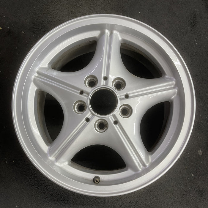 16" BMW Z3 01-02 16x7, alloy, 5 spoke, webbed spoke, natural Original OEM Wheel Rim