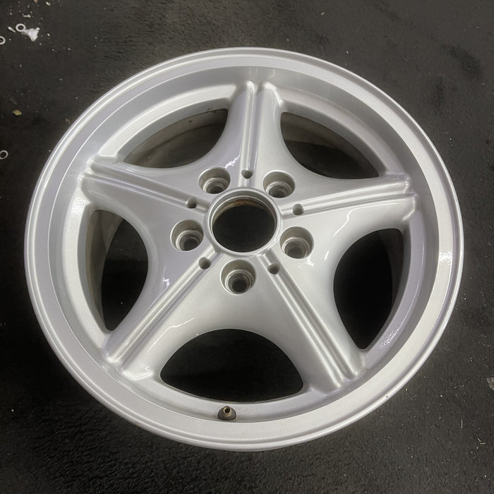 16" BMW Z3 01-02 16x7, alloy, 5 spoke, webbed spoke, natural Original OEM Wheel Rim