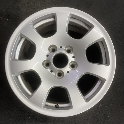 16" BMW 525i 04-07 16x7 , 7 spoke, trapezoid holes Original OEM Wheel Rim - Angle View