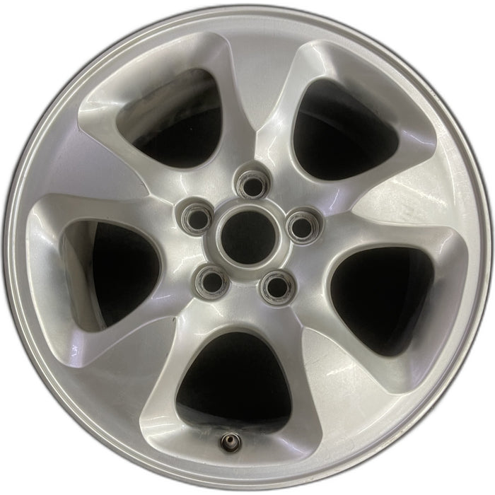 16" S TYPE 00-02 , 16x7.5, 5 spoke Original OEM Wheel Rim - Front View