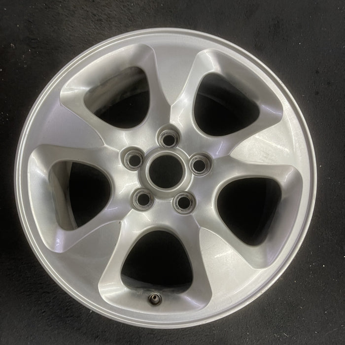 16" S TYPE 00-02 , 16x7.5, 5 spoke Original OEM Wheel Rim - Angle View