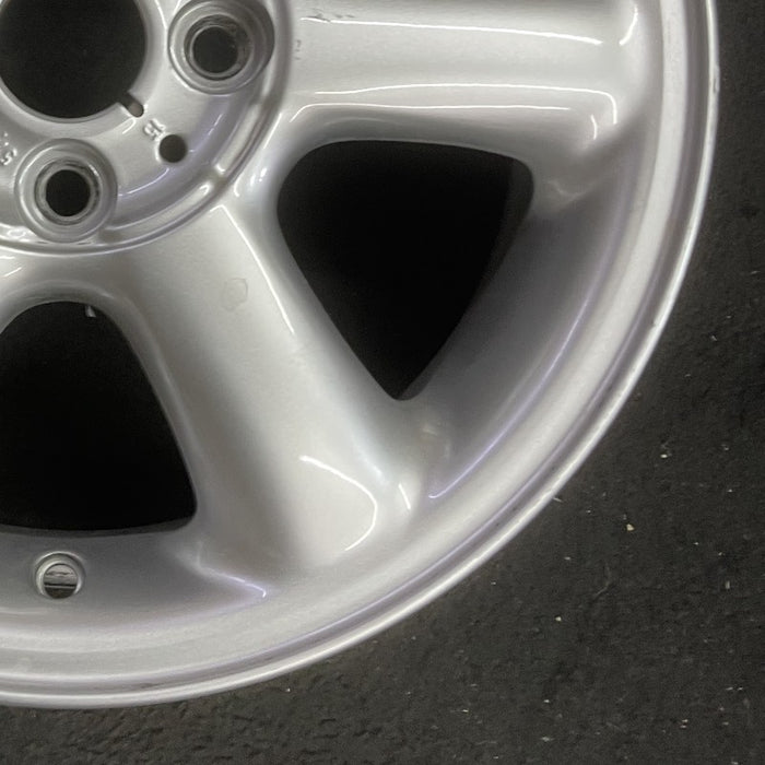 15" CLUBMAN 08-14 15x5.5 alloy 6 spoke covered lug nuts silver Original OEM Wheel Rim