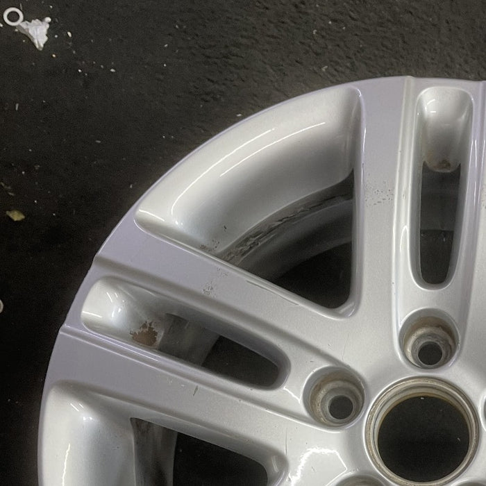16" JETTA 05-10 VIN K 8th digit 5x112mm 16x6.5 alloy 5 double spoke silver Original OEM Wheel Rim