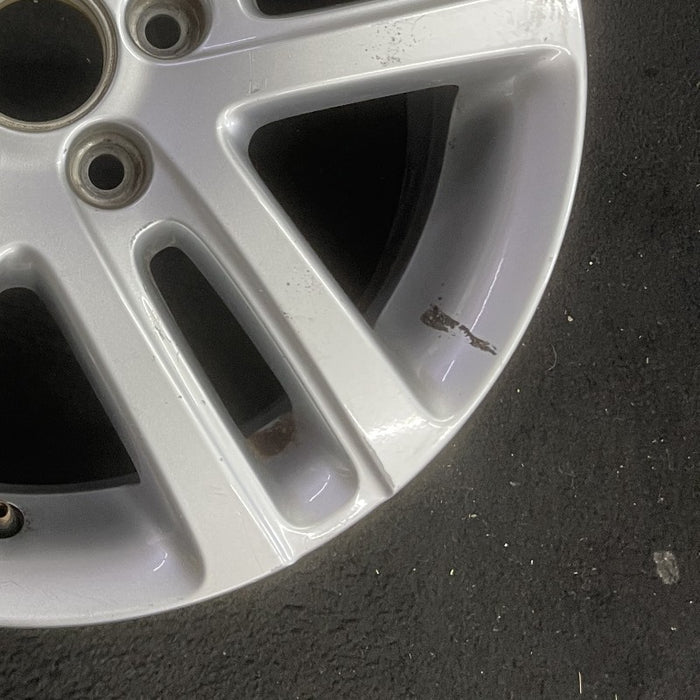 16" JETTA 05-10 VIN K 8th digit 5x112mm 16x6.5 alloy 5 double spoke silver Original OEM Wheel Rim