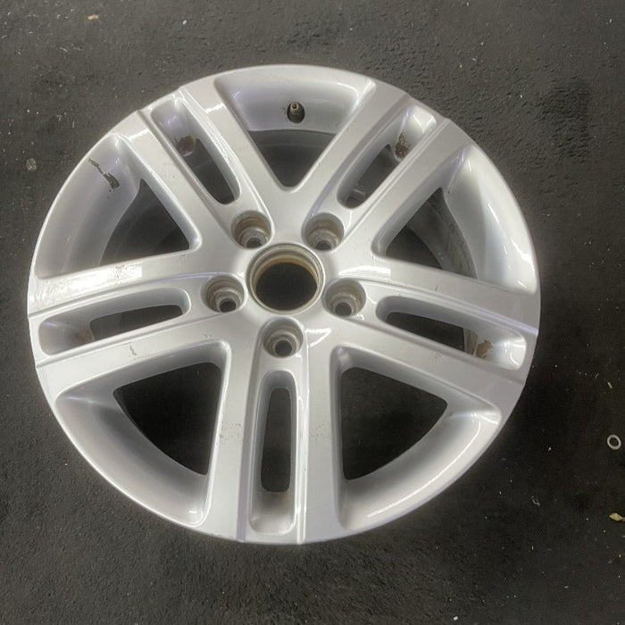 16" JETTA 05-10 VIN K 8th digit 5x112mm 16x6.5 alloy 5 double spoke silver Original OEM Wheel Rim