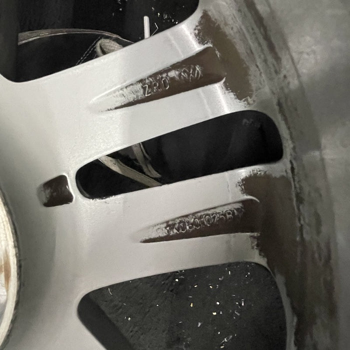 16" JETTA 05-10 VIN K 8th digit 5x112mm 16x6.5 alloy 5 double spoke silver Original OEM Wheel Rim