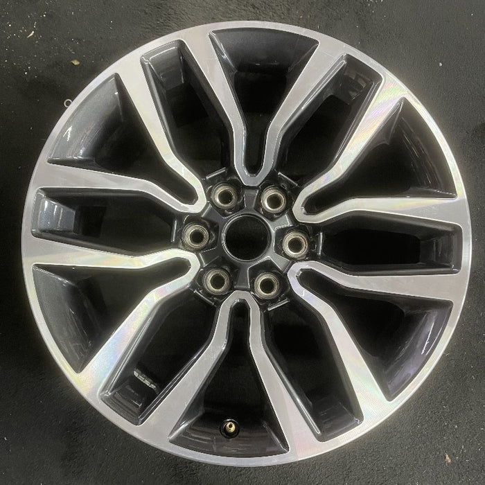 20" DODGE 1500 PICKUP 25 20x9 6 spoke double spoke Original OEM Wheel Rim - Front View