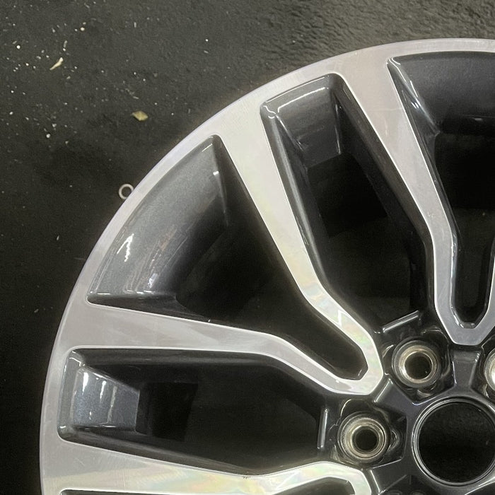 20" DODGE 1500 PICKUP 25 20x9 6 spoke double spoke Original OEM Wheel Rim - Side Profile