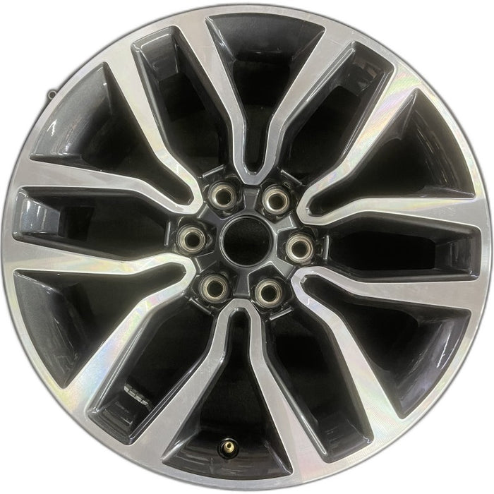 20" DODGE 1500 PICKUP 25 20x9 6 spoke double spoke Original OEM Wheel Rim - Front View