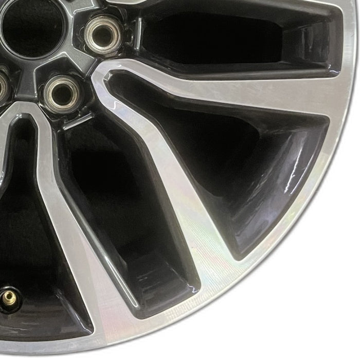 20" DODGE 1500 PICKUP 25 20x9 6 spoke double spoke Original OEM Wheel Rim - Close-Up Detail