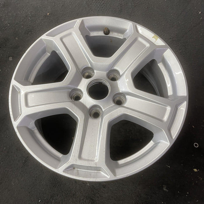 17" WRANGLER 18 VIN X , 17x7.5, , aluminum, straight spoke, w/recessed outer spoke Original OEM Wheel Rim