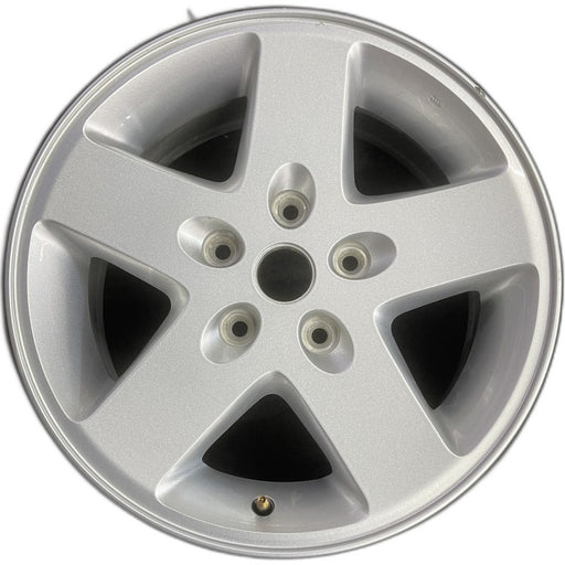 17" WRANGLER 07-08 17x7.5 silver Original OEM Wheel Rim - Front View
