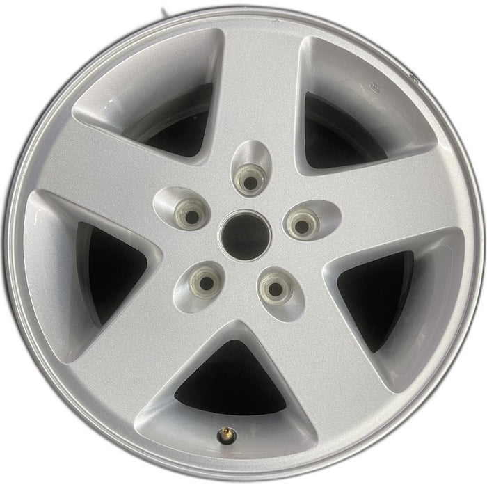 17" WRANGLER 07-08 17x7.5 silver Original OEM Wheel Rim - Front View