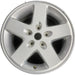 17" WRANGLER 07-08 17x7.5 silver Original OEM Wheel Rim - Front View
