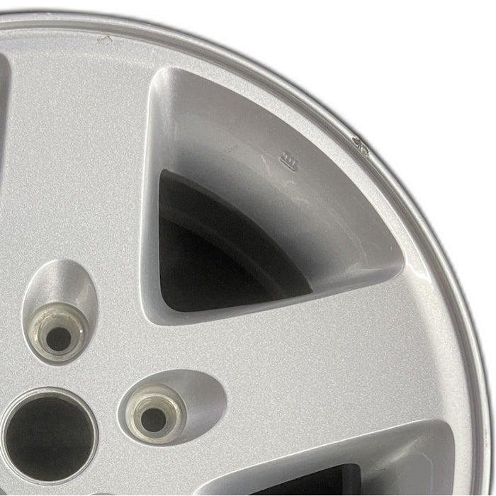 17" WRANGLER 07-08 17x7.5 silver Original OEM Wheel Rim - Side Profile