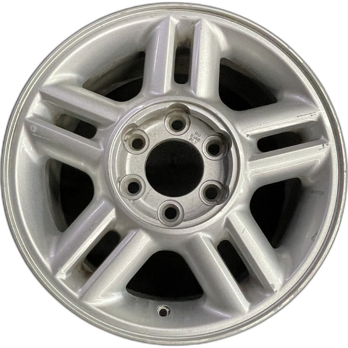17" EXPEDITION 03 17x7.5 5 spoke aluminum open spokes Original OEM Wheel Rim - Front View