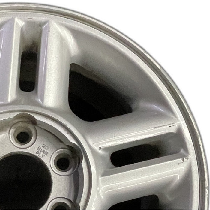 17" EXPEDITION 03 17x7.5 5 spoke aluminum open spokes Original OEM Wheel Rim - Side Profile