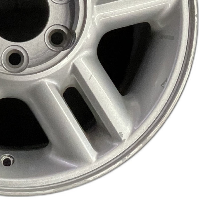 17" EXPEDITION 03 17x7.5 5 spoke aluminum open spokes Original OEM Wheel Rim - Close-Up Detail