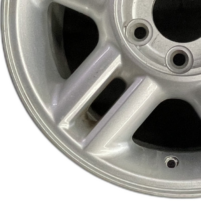 17" EXPEDITION 03 17x7.5 5 spoke aluminum open spokes Original OEM Wheel Rim - Back View