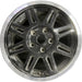 17" WRANGLER 09-10 17x7.5 8 split spokes machined spokes with black pockets - Front View