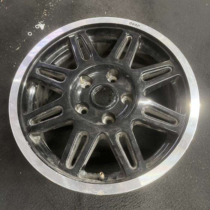 17" WRANGLER 09-10 17x7.5 8 split spokes machined spokes with black pockets - View 7