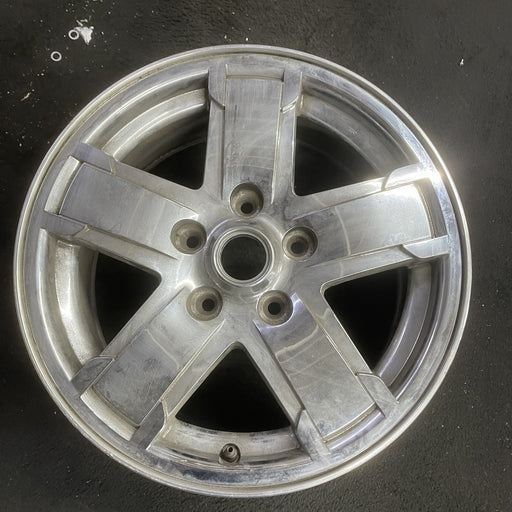 17" GRAND CHEROKEE 05 , Limited, chrome Original OEM Wheel Rim - Angle View