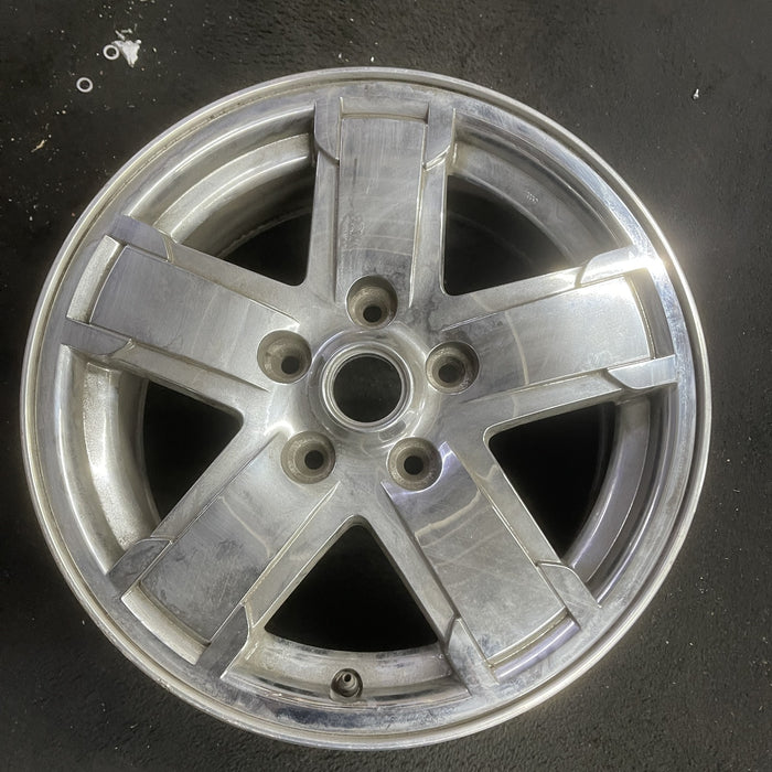 17" GRAND CHEROKEE 05 , Limited, chrome Original OEM Wheel Rim - Angle View