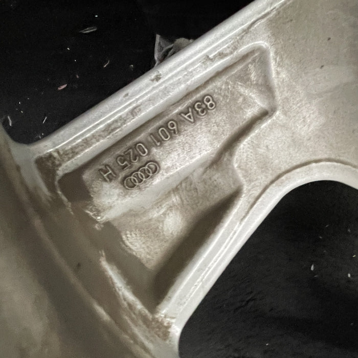 18" AUDI Q3 19-20 18x7 , Original OEM Wheel Rim - Back View