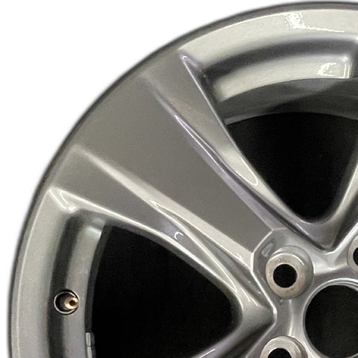 17" RAV4 19-25 17x7 alloy 5 spoke silver Original OEM Wheel Rim - Angle View