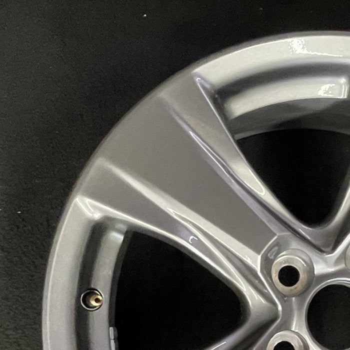 17" RAV4 19-25 17x7 alloy 5 spoke silver Original OEM Wheel Rim - Side Profile