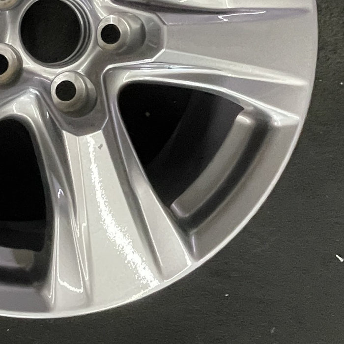 17" RAV4 19-25 17x7 alloy 5 spoke silver Original OEM Wheel Rim - Back View