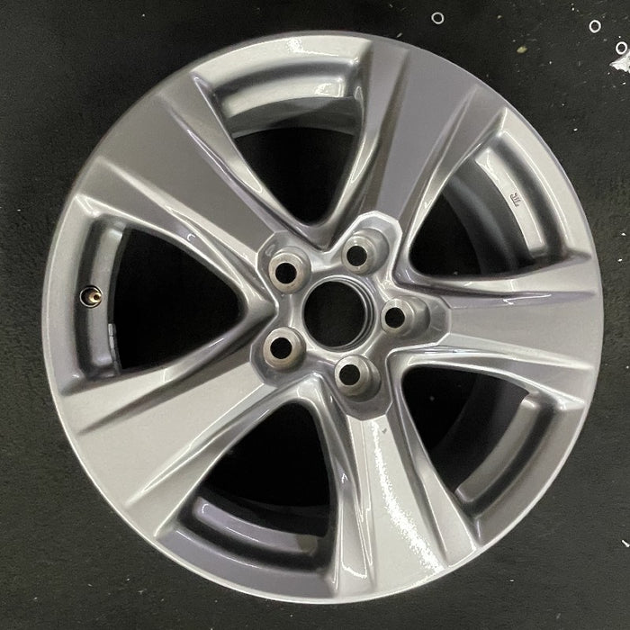 17" RAV4 19-25 17x7 alloy 5 spoke silver Original OEM Wheel Rim - Additional View