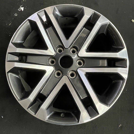 20" FORD F150 PICKUP 21-23 20x8.5, 6 spoke, machined dark gray Original OEM - Angle View