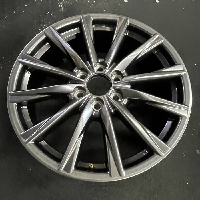 22" LEXUS LX600 22-24 22x8 , 12 spoke Original OEM Wheel Rim - Side Profile