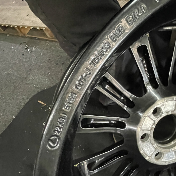 22" LEXUS LX600 22-24 22x8 , 12 spoke Original OEM Wheel Rim - Back View