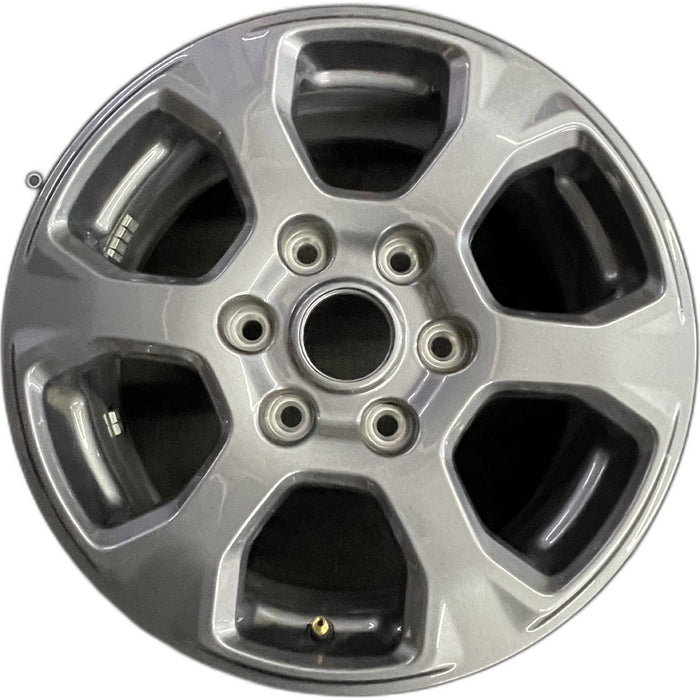 17" BRONCO 21-24 17x7.5, aluminum , gray Original OEM Wheel Rim - Front View
