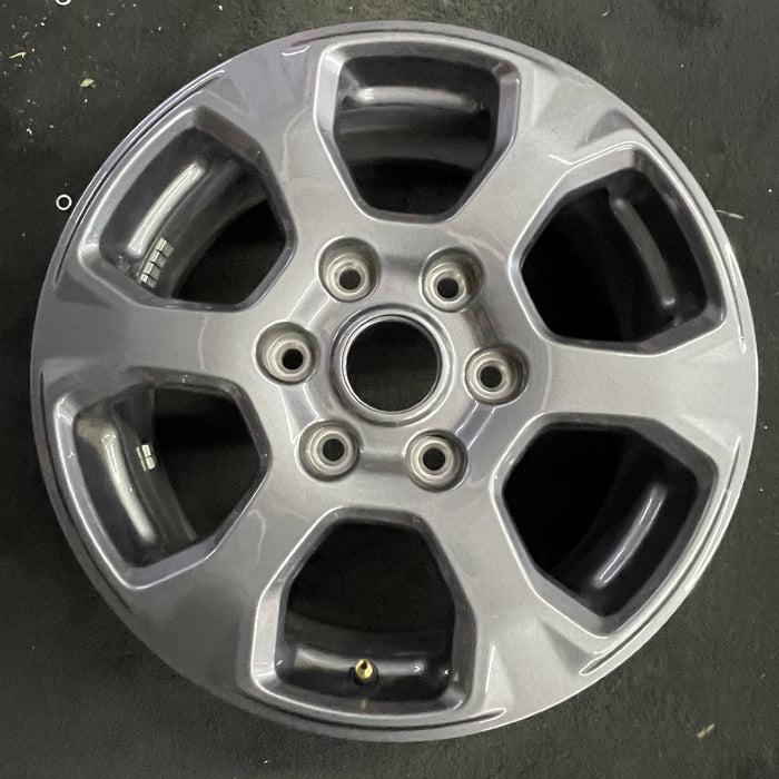 17" BRONCO 21-24 17x7.5, aluminum , gray Original OEM Wheel Rim - Angle View