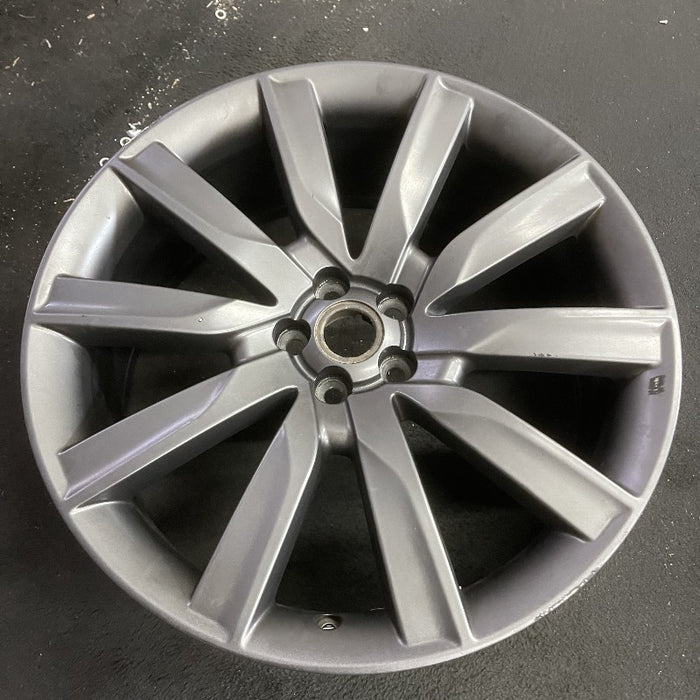 21" VELAR 18-20 21x8.5 alloy 10 spoke gray Original OEM Wheel Rim - View 7