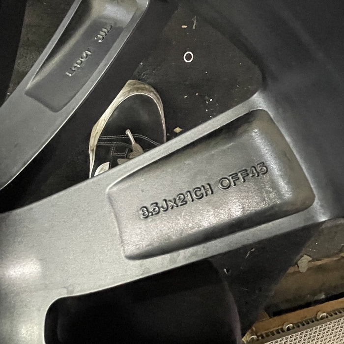 21" VELAR 18-20 21x8.5 alloy 10 spoke gray Original OEM Wheel Rim