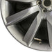 21" VELAR 18-20 21x8.5 alloy 10 spoke gray Original OEM Wheel Rim - Back View