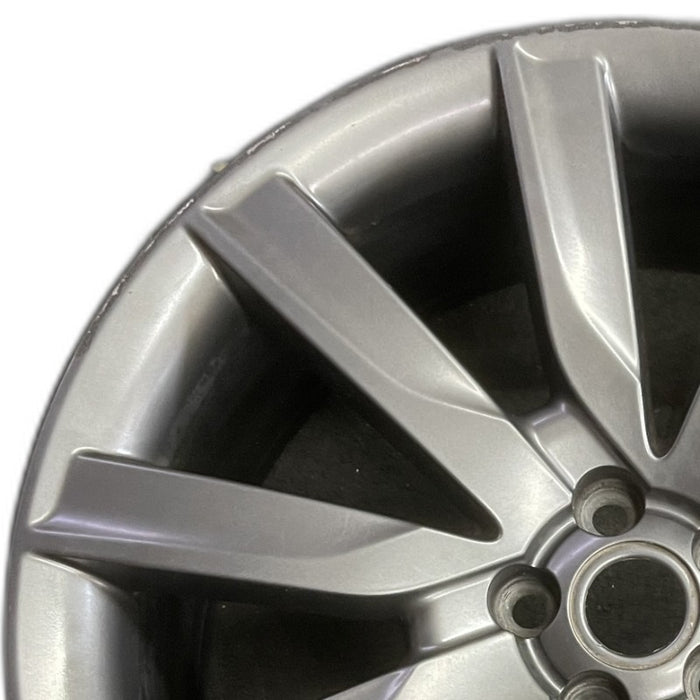 21" VELAR 18-20 21x8.5 alloy 10 spoke gray Original OEM Wheel Rim - Angle View