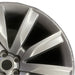 21" VELAR 18-20 21x8.5 alloy 10 spoke gray Original OEM Wheel Rim - Side Profile