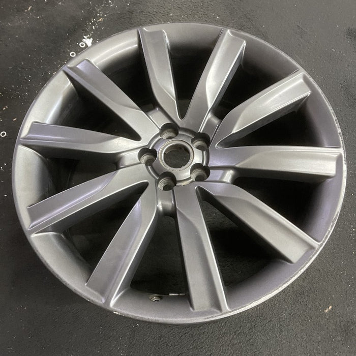21" VELAR 18-20 21x8.5 alloy 10 spoke gray Original OEM Wheel Rim - View 7