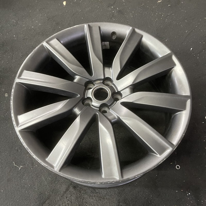 21" VELAR 18-20 21x8.5 alloy 10 spoke gray Original OEM Wheel Rim - View 8
